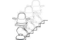  West Virginia  Charleston metro area  WV  Charleston  WV Acorn Stairlift fitted with Electronic and mechanical braking systems